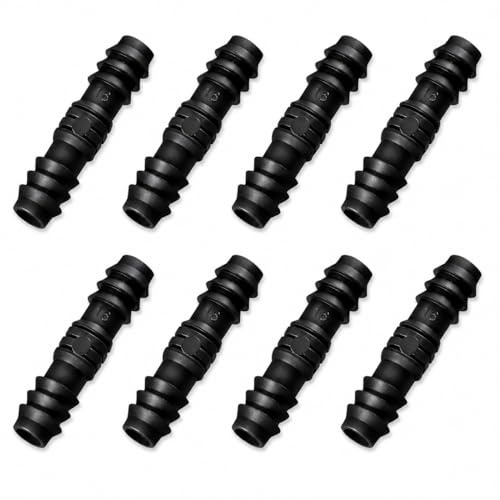 8 Pcs Connecteur Droit Barbelé Droit Raccord Goutte a Goutte 16mm