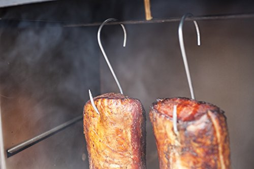 STRONG BUTCHERS HOOKS, MEAT SMOKE HOUSE HOOK 6 PACK OF 5 (065)