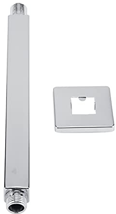 Dusche Verlängerung Arm Edelstahl Rohr Wandmontage Badezimmer Zubehör (25 cm)