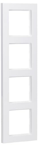 JUNG A5584BFWW Rahmen 4-fach Alpinweiß Serie A