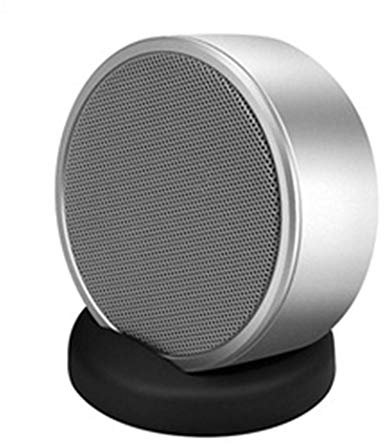Mini Heavy-duty subwoofer Portable Wireless Bluetooth Grey Small Speaker Base speakers. The treble is bright and the bass is thick.