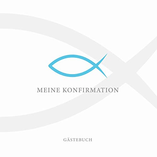 Meine Konfirmation Gästebuch: Geschenkidee zur Erinnerung an die Konfirmation・Mit Fingerabdruck Baum・108 dezent verzierte Seiten zum selber Gestalten und Hineinschreiben von Glückwünschen