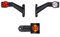 Web Truck 2 x LED caoutchouc feu de gabarit latéral 12V 24V avec homologation E feu de position voiture camion caravane voiture lampe lumière blanc rouge orange