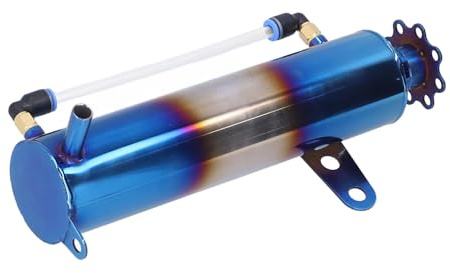 Réservoir de Liquide de Refroidissement de Radiateur de Voiture, Fydun 500ML Alliage D'aluminium Vase D'expansion du Liquide de Refroidissement Réservoir de Récupération D'huile de Trop-plein Réservoi