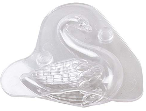 Bontannd Stampo per Cioccolato in plastica a Forma di Cigno 3D Stampo per Mousse di Gelatina di Caramelle in policarbonato Strumenti per la Decorazione della Cottura