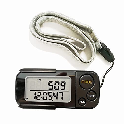 Podomètre 3D multifonction électronique sport kilomètre chronomètre calories enregistreur automatique compteur de pas avec clip et sangle