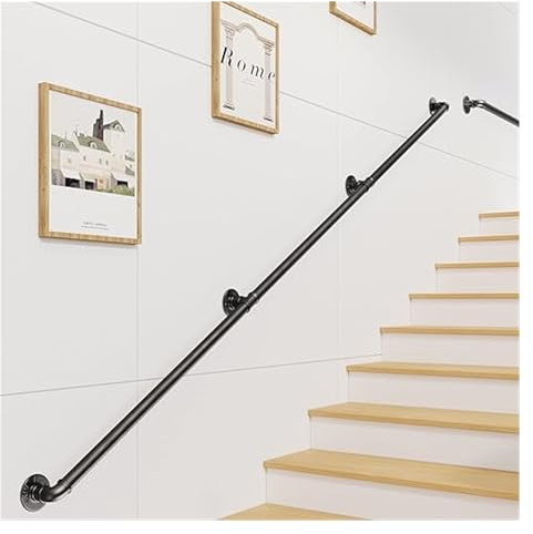BESNUT Rohrhandlauf, robuste Metalltragfähigkeit (8 Fuß, 3 Abschnitte) (Size : 10 FT)
