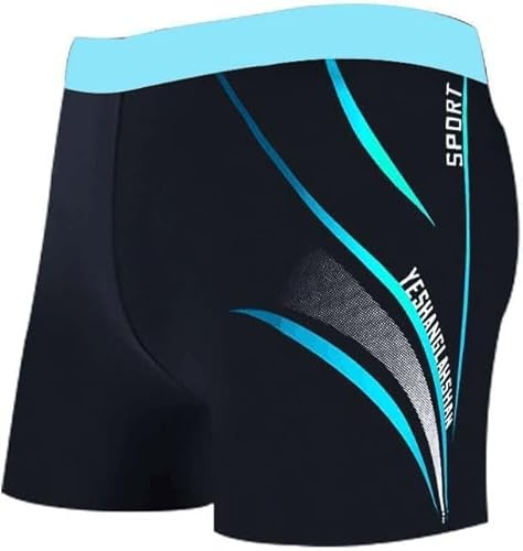 Hugfads Slip de Bain Homme, Maillot de Bain Boxer pour Homme, Slip de Natation Respirant et Séchage Rapide. Taille XL (80-100KG)