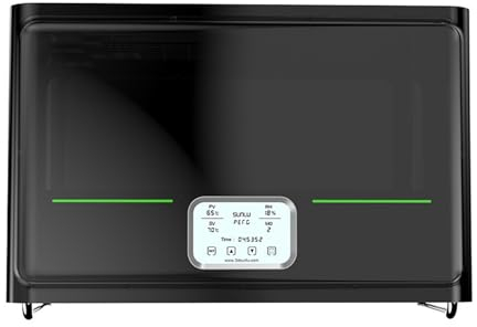KHZKHC 3D-Drucker-Filamenttrockner, Filament-Trocknerbox S4, Automatische Steuerung Mit 3 Lüftern, Echtzeit-Feuchtigkeitserkennung, Automatische Trocknung Mit 8-Linien-Lochdesign