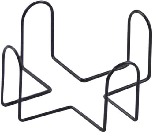 LNYMZD 1Pc Schwarz Metall-Untersetzer-Halter, quadratisch,Getränkehalter,Kaffeetasse, Küchengerät,Tassenmatte,Eisen-Aufbewahrungsregal,Untersetzer-Halter,Barzubehör,Untersetzer,Getränke-Untersetzer