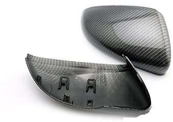 Rückspiegelkappe Für VW Für Golf 7,5 Für MK7 7 Für GTD R Für GTI 6 Carbon Look Seite Flügel Spiegel Abdeckung Kappe Für Jetta 6 Für MKVI Spiegelkappen(Carbon Fiber Look -5)