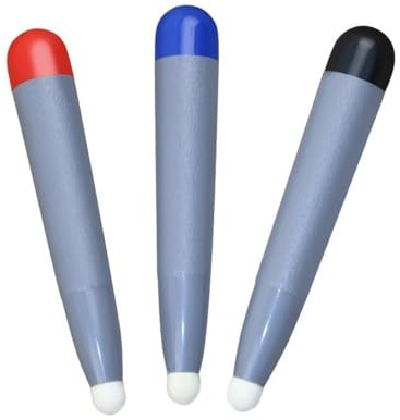 MIRKUZI Penne per cellulari 3 penne stilo con punta in feltro, penna per lavagna interattiva per touch screen smartboard, penna di input di precisione per tablet e smartboard