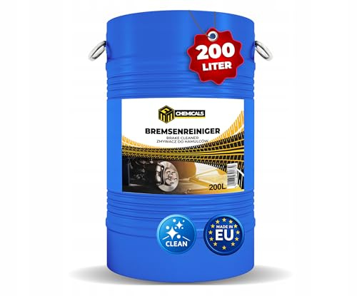 MRM Chemicals – Bremsenreiniger 200L Fass – für Auto, Motorrad & Fahrrad – entfernt Öl, Fett, Bremsstaub, Klebereste – Werkstatt-Entfetter, schnell trocknend, rückstandsfrei