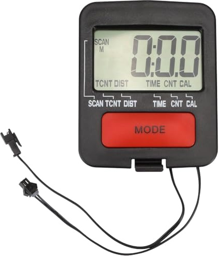 Gishbjka Per Parti di Ricambio Accessori per Stepper - Monitor LCD per Macchina da Remare, per Attrezzature Fitness, Tiene Traccia del Tempo.
