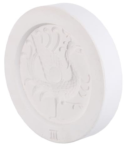 Housoutil Stampo in Gesso per Ceramica Sistema di Rilascio Rapido, Modello Vermilion Birds per Formatura Argilla, per Artisti e Studenti in Laboratori di Ceramica