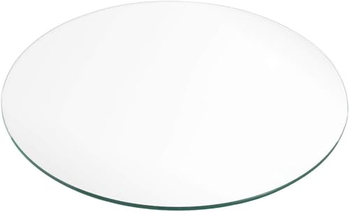 Glasbodenplatte 8 mm Stärke, 100 x 100 cm, Rund 21.02.878.2 Glasplatte Funkenschutz Platte Kamin Ofen Kaminöfen Lienbacher Vorlegeplatte Bodenplatte ESG Sicherheitsglas