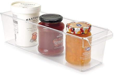 Metaltex Kühlschrank Organizer, Schublade durchsichtig, 11x37x10