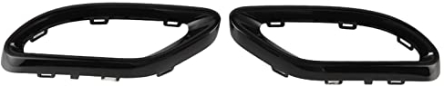 Dechoga Glnzend Schwarze Auspuffblenden, Endrohrrahmenabdeckung, Mercedes Auspuffblende, Ersatz For Mercedes-Benz A B C E GLC CLS-Klasse W177 W247 W205 W213 X253 C257