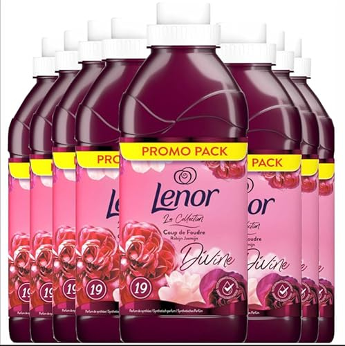 Lenor Ruby Jasmine – sköljmedel – rabattpaket 8 x 19 tvättar