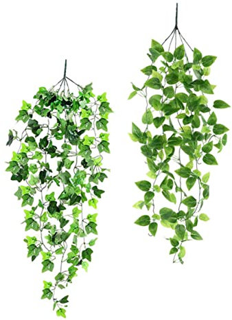 ORFOFE 2pcs Simulated Rattans for Wedding Decoration Artificial Hanging Vines for Green for Creating Natural Atmosphere