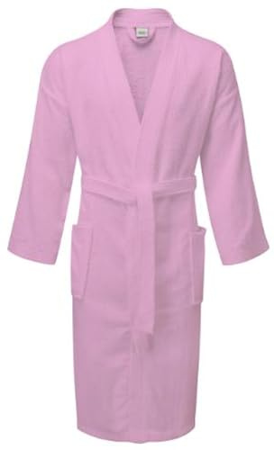 Vozbi Terry Towelling Bathrobe | Towelling Kimono Dressing Gown for Men & Women| Towelling Robes with 100% Cotton, Soft, Quick Drying & Comfortable | Ideal for Everyday Use