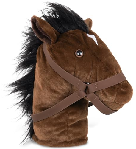 Craftsman Golf Driver Headcover Horse Funny Animal Golf Head Cover Novelty for Wood Driver Fairway Hybrid Golf Club for Men Women Kids Golfer Gift