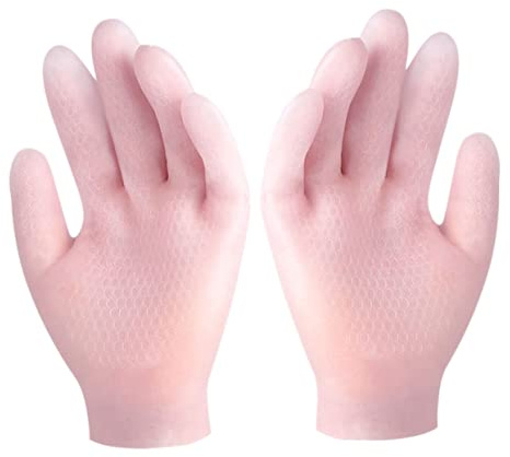 ULTECHNOVO Sebs Moisturizing Gloves for Dry Hands Hand Covers for Women Soft Hydrating Gloves to Soften and Repair Cracked Skin Washable and Reusable