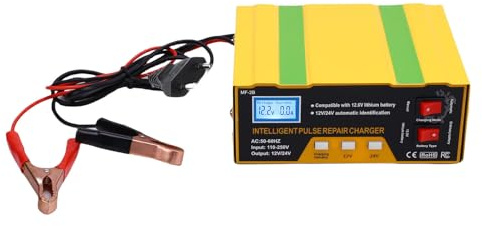 NDNCZDHC Chargeur de Batterie de Voiture 12 V 10 A 24 V 7,5 A 180 W Chargeur de Maintien de Batterie Intelligent Automatique pour véhicule Moto SUV