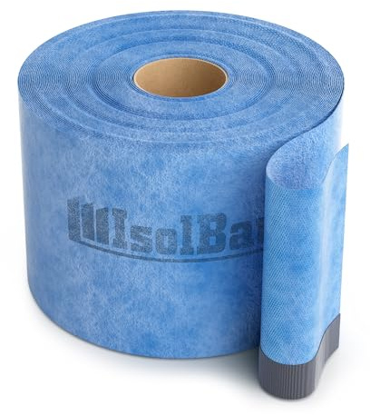 Isolbau Spezial Wannen-Dichtband 25m - Wannen-Fugenband zur Abdichtung von Sanitär, Badewanne, Dusche, Bad, Selbstklebend für Innen- & Außenbereich