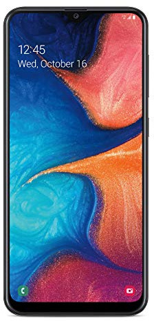 TracFone Samsung Galaxy A20 4G LTE Prepaid Smartphone (Locked) - Black - 32GB - Sim Card Included - CDMA