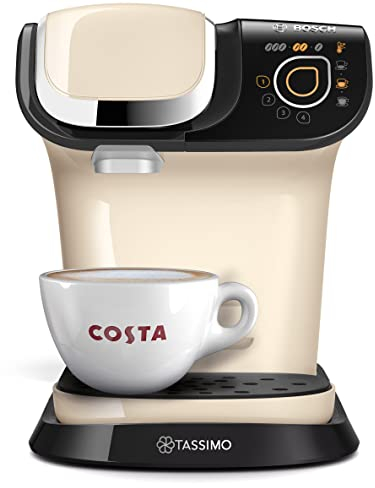 Tassimo My Way 2 TAS6507GB Tassimo Pod Coffee Machine, Cream