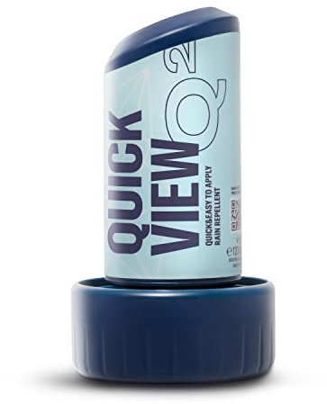 GYEON Q² QuickView - Rain Repellent Coating for Windscreens & Hydrophobic Booster - Increases Visibility, Repels Water and Dirt, Lasting Protection on Glass Surfaces - Car Cleaning Kit Products,120 ml