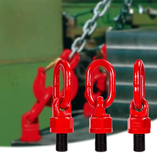 Candeon M20 Anneau de Levage Piton à Visser, Rotatif à 360 Degrés Vis à Anneau Anneau de Levage Boulon à œil Boulons à Oeil Écrous à œillet Filetage Mâle Reliant Les élingues de Levage