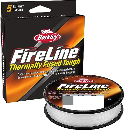 Berkley FireLine® Fused Original - 8-Strand Superline, ultra-zähe & abriebfeste geflochtene Angelschnur für überragendes Feingefühl und geschmeidige Würfe, Smoke, 0,12mm, 15,84 lb|7,2 kg, 164 yd|150 m