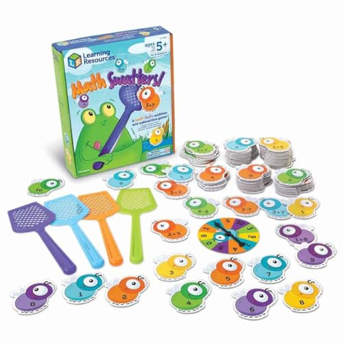 Learning Resources Additions- und Subtraktionsspiel Mathe-Insel, Lernspiele, Mathematikspiele für Kinder ab 6 Jahren, pädagogisches Spielzeug, Mathematikspiele für Kinder, Lernspiele für drinnen, 6+