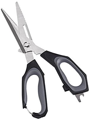 Ciseaux pour la Cuisine, Ciseaux Professionnels pour la Coupe du Poisson pour la Cuisine, antirouille, poignée Souple et Robuste