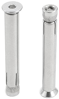OqcEha Stecker an der Wand, Betonschrauben, Senkkopf-Dehnschrauben aus Edelstahl 304, Flachkopf-Innensechskant-Dehnschrauben, m6m8m10m12-M10*90mm*5St (Color : M8*90mm*10pcs)