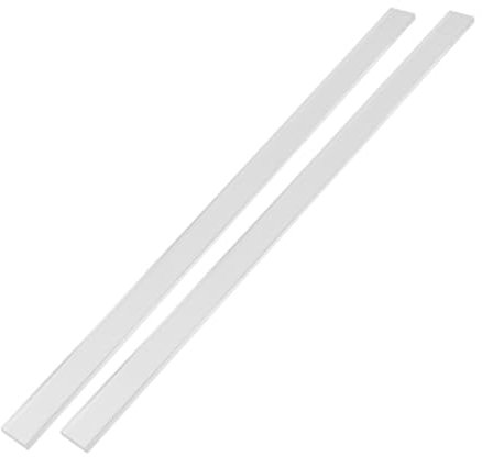 LABRIMP 2pcs Acrylic Cookie Thickness Ruler for Precision Baking Dough Strips Ruler for Baking for Cookies Pastry
