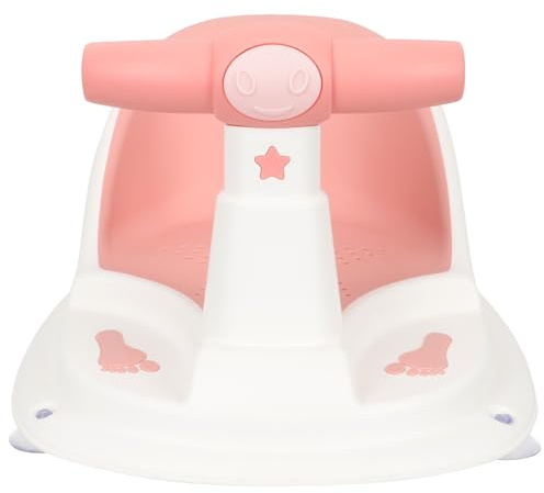 Supvox Babybadesitz Mit Saugnapfen Für Badewanne Wannensitz Für Junge Mädchen Zum Sitzen Und Baden Glatte Oberflächen Für Sichere Benutzung Für Kleinkinderbaden