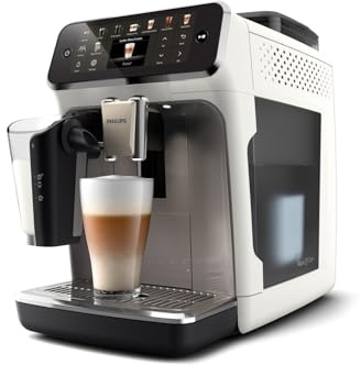 PHILIPS 5500 EP5545/70 - Máquina de café (1,8 L, 15 bar, color blanco)