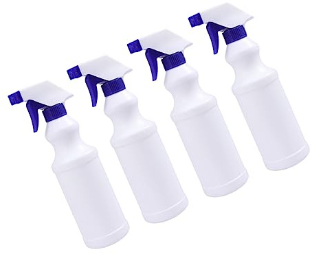 Holibanna 4pcs 500ml Plastic Spray Bottles Leak Proof Laboratory Spray Bottles Thickened Empty Water Mist Pump for Cleaning and Industrial Use
