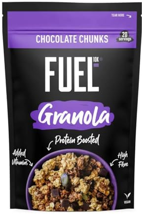 FAKHRI Delicious Chocolate Granola 1kg – Crunchy Oats & Rich Chocolate | Wholesome Breakfast Cereal, Snacking, High Fiber, Vegan Friendly
