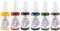 Ideen mit Herz Textil-Sprühfarbe, 6x 50ml, 6 Farben | Farben mit höchster Brillanz für helle Textilien | Auf Wasserbasis (Sprüh-Zauber 3 | sonnengelb, karminrot, aubergine, petrol, olivgrün, braun)