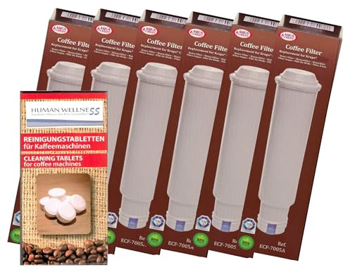 6 x Filterpatrone kompatibel Nivona NIRF700 Kaffeevollautomaten + 10 Reinigungstabs