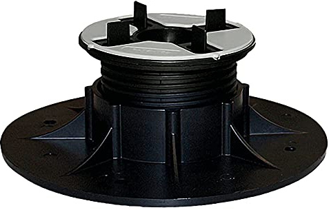 Karl Dahm Stelzlager selbstnivellierender Kopf, 75-120 mm, Fugenbreite 2 mm I Höhenverstellbares Plattenlager zum perfekten Verlegen von Terrassenplatten – 12534
