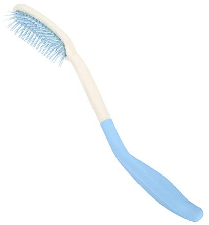 Pettine lungo, pettine con manico antiscivolo Spazzola per capelli a manico lungo di alta qualità, resistente per anziani e disabili(Long handle brush)