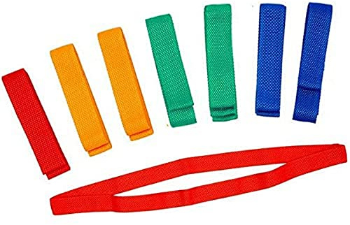 Pre-Sport Unisex (Pack 10) Team Bands Pack of 10 , red, 120cm UK, White