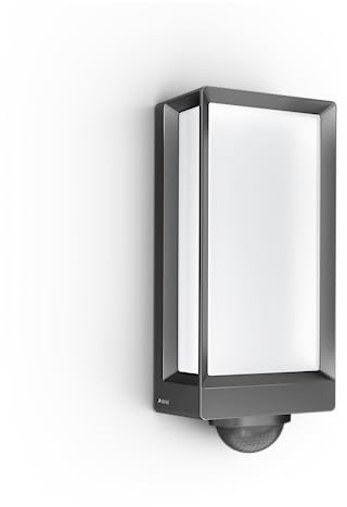Steinel Außenleuchte L 42 SC Connect, smarte Wandleuchte, Bewegungsmelder, dimmbar, bedienbar per App, Zeitschaltuhr, 13 W, 3000 K, Anthrazit