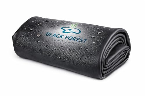 Black Forest Pond Shop Teichfolie 6 x 7 m, PVC 0,5 mm für DIY Teich, Schwimmteich, Gartenteich, Badeteich auch Ideal für Ihr Hochbeet im Garten - Teichfolie 7 x 6 m