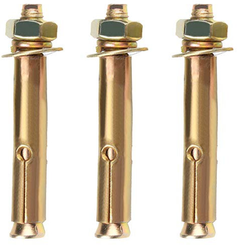 Ankerbolzen, Expansionshülse aus Edelstahl, Ankerschraubenbolzen, Expansionsbolzen – Sechskantbolzenhülse, M16 x 200/1 Stück (Farbe: M18 x 150/1 Stück) (Farbe: M6 x 60/20 Stück) ( Color : M12*150/3 Pi